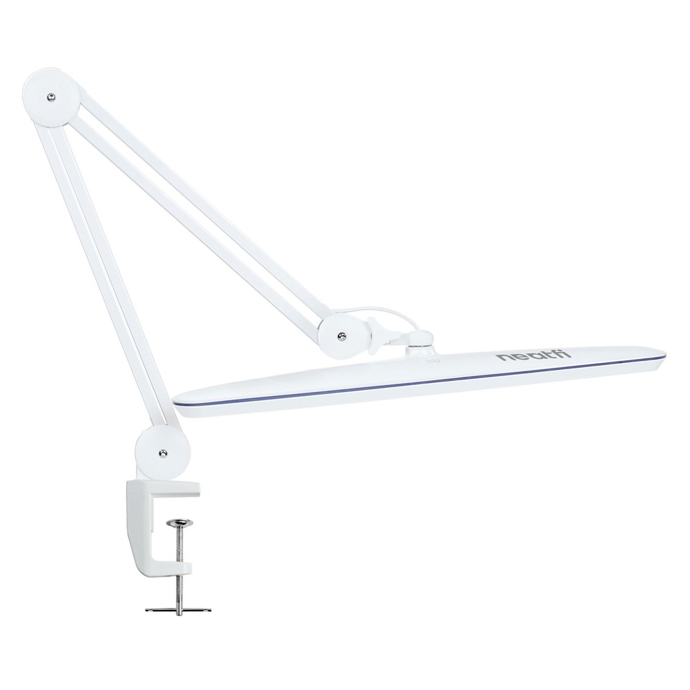 Neatfi LED Desk Lamp 2200 Lumens 24W 23 Inch Wide Adjustable Task Light White